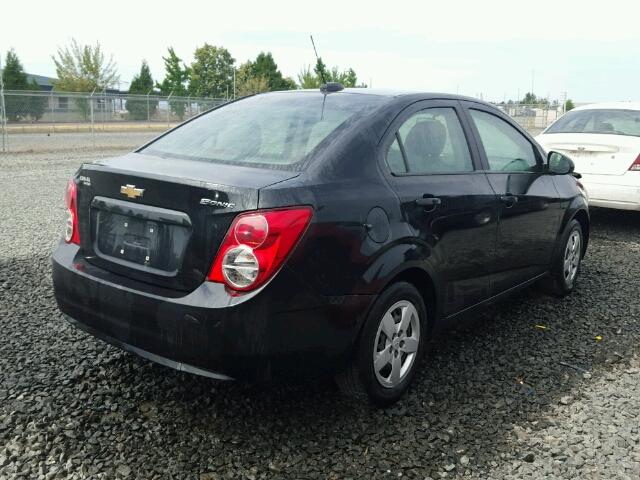 1G1JA5SHXF4154873 - 2015 CHEVROLET SONIC LS 白色 照片 4