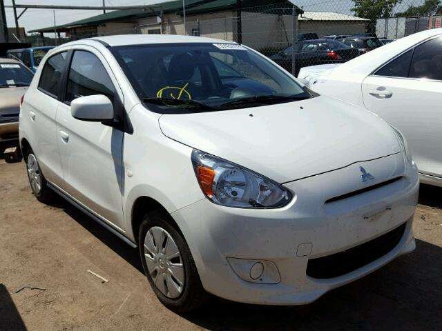 ML32A3HJ2FH055504 - 2015 MITSUBISHI MIRAGE DE WHITE photo 1