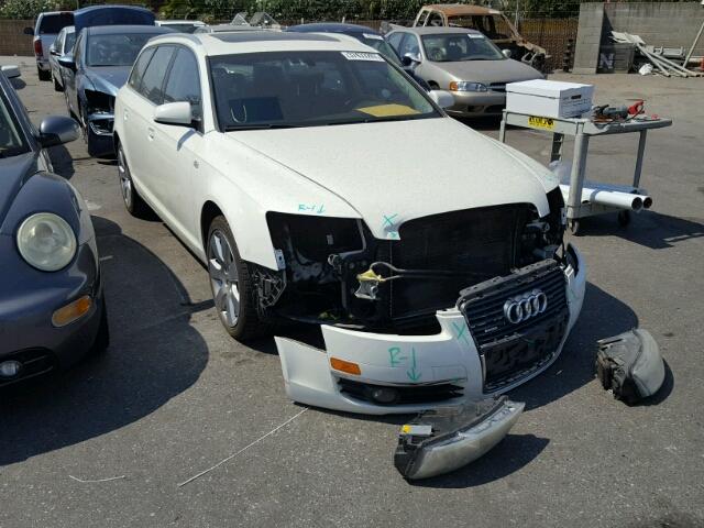 WAUKH74F36N086387 - 2006 AUDI A6 AVNT QU WHITE photo 1