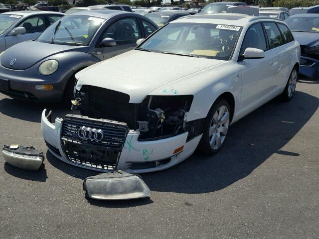 WAUKH74F36N086387 - 2006 AUDI A6 AVNT QU WHITE photo 2