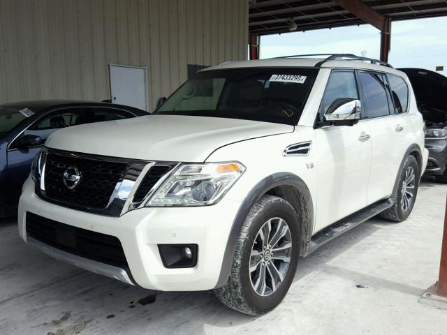 JN8AY2NDXH9006887 - 2017 NISSAN ARMADA SV WHITE photo 2