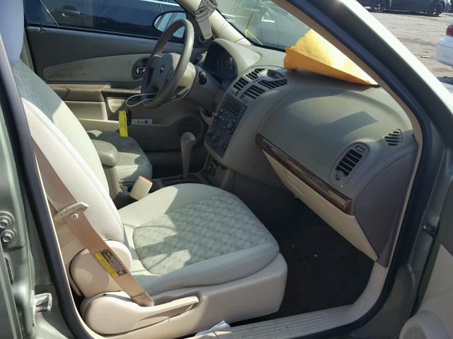 1G1ZT52885F180341 - 2005 CHEVROLET MALIBU LS GREEN photo 5