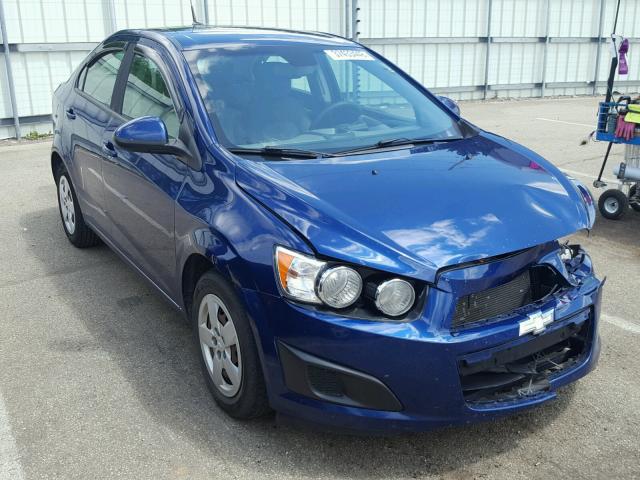 1G1JB5SH8E4144984 - 2014 CHEVROLET SONIC LS BLUE photo 1