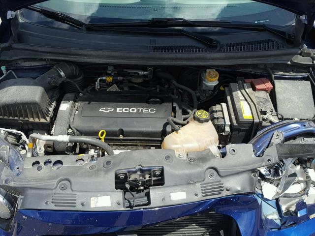 1G1JB5SH8E4144984 - 2014 CHEVROLET SONIC LS BLUE photo 7