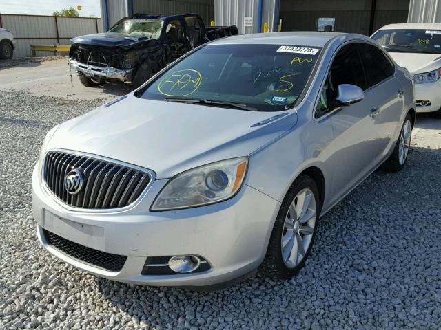 1G4PS5SK2C4134571 - 2012 BUICK VERANO SILVER photo 2