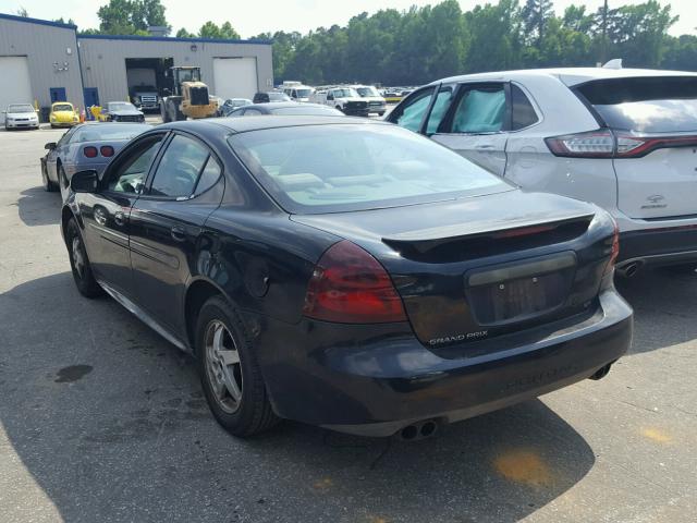 2G2WP522541142683 - 2004 PONTIAC GRAND PRIX BLACK photo 3