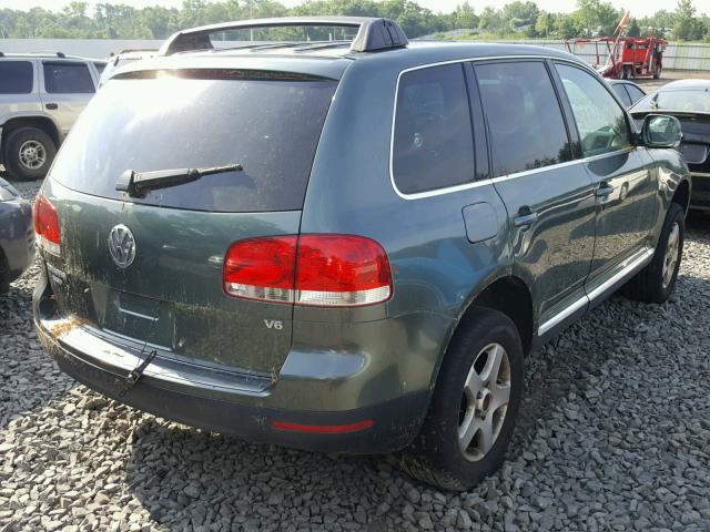 WVGBC77L94D071930 - 2004 VOLKSWAGEN TOUAREG 3. BLUE photo 4