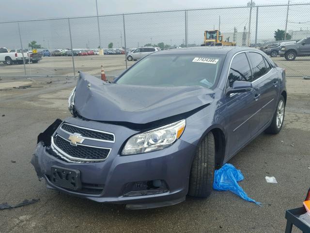 1G11C5SA1DF320826 - 2013 CHEVROLET MALIBU 1LT ლურჯი ფოტო 2