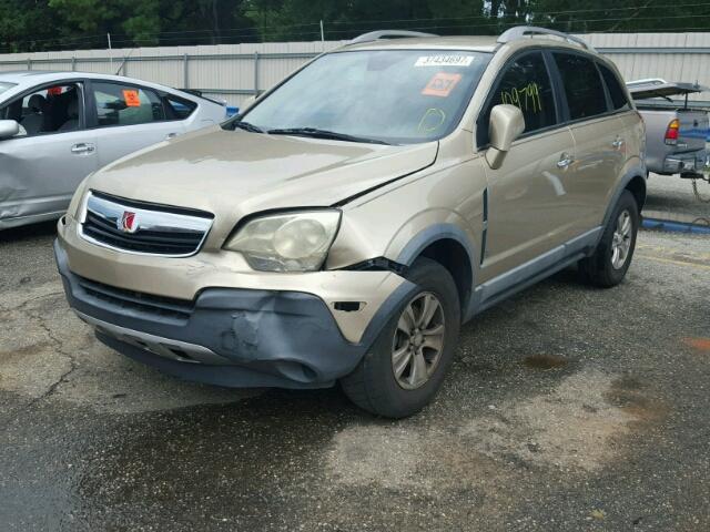 3GSCL33P88S625415 - 2008 SATURN VUE XE GOLD photo 2
