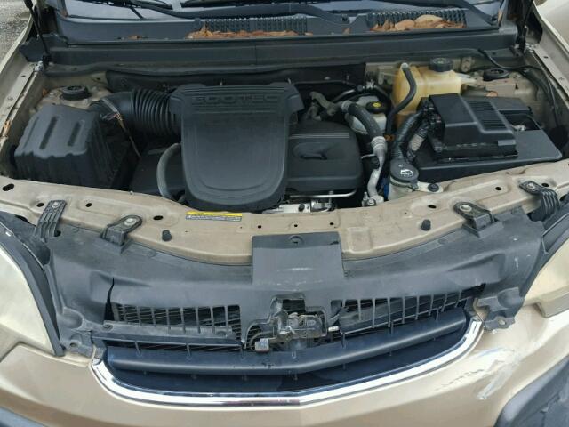 3GSCL33P88S625415 - 2008 SATURN VUE XE GOLD photo 7