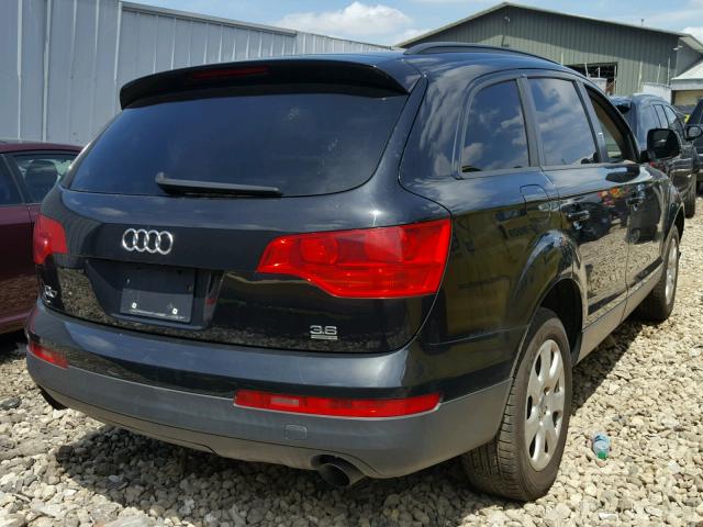 WA1AY74L57D028240 - 2007 AUDI Q7 3.6 QUA BLACK photo 4