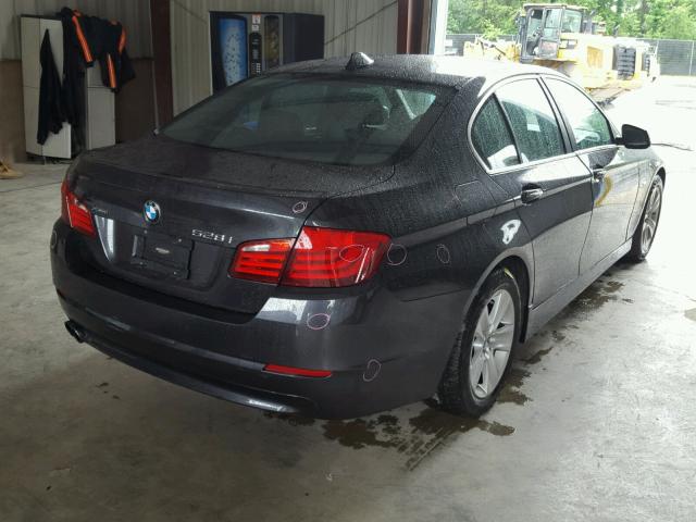 WBAXH5C59DD114599 - 2013 BMW 528 XI GRAY photo 4