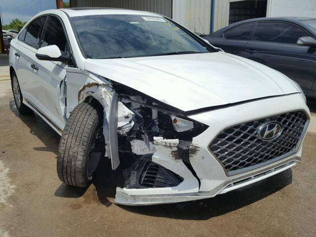 5NPE34AF1JH656929 - 2018 HYUNDAI SONATA SPO WHITE photo 1