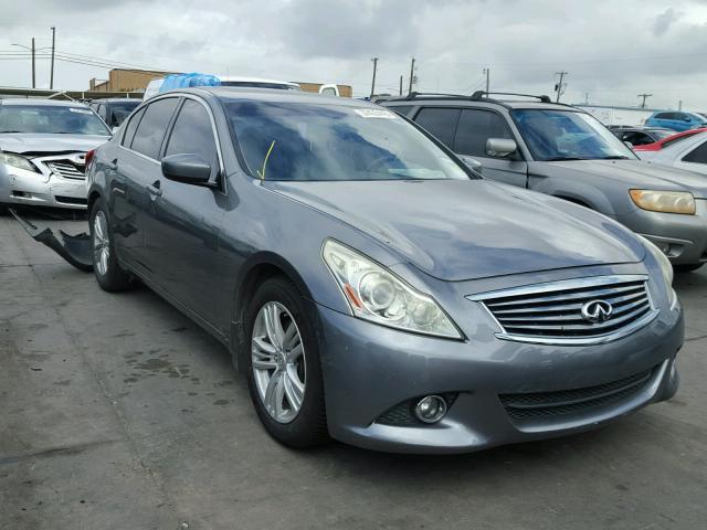 JN1DV6AP2BM603189 - 2011 INFINITI G25 BASE CHARCOAL photo 1