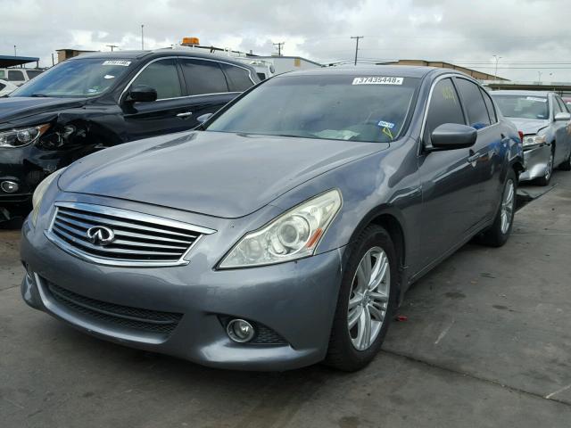 JN1DV6AP2BM603189 - 2011 INFINITI G25 BASE CHARCOAL photo 2