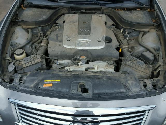 JN1DV6AP2BM603189 - 2011 INFINITI G25 BASE CHARCOAL photo 7