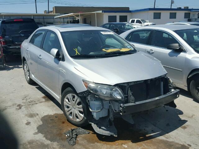 1NXBU40E89Z065695 - 2009 TOYOTA COROLLA BA SILVER photo 1