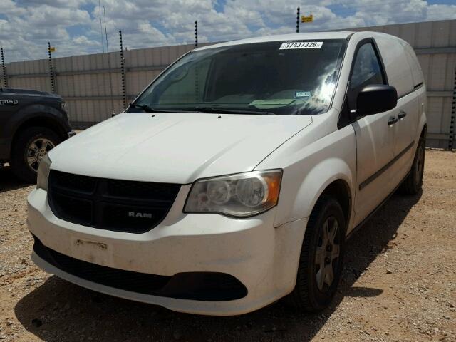 2C4JDGAG3CR220482 - 2012 DODGE RAM VAN WHITE photo 2