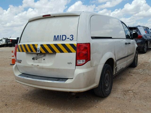 2C4JDGAG3CR220482 - 2012 DODGE RAM VAN WHITE photo 4