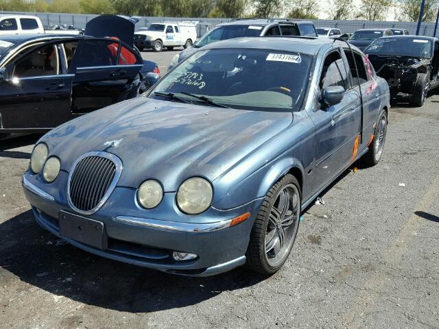 SAJDA01C4YFL36753 - 2000 JAGUAR S-TYPE BLUE photo 2