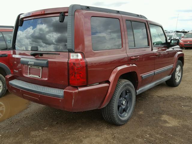 1J8HG48K37C521095 - 2007 JEEP COMMANDER 栗色 照片 4