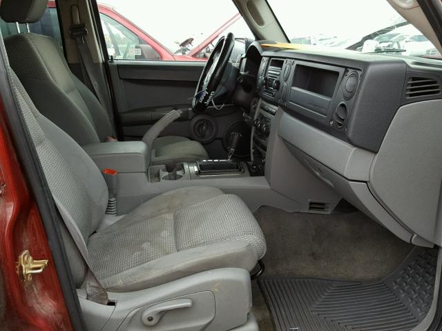 1J8HG48K37C521095 - 2007 JEEP COMMANDER 栗色 照片 5