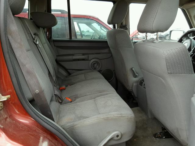 1J8HG48K37C521095 - 2007 JEEP COMMANDER 栗色 照片 6