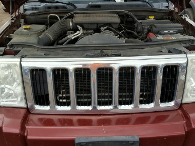 1J8HG48K37C521095 - 2007 JEEP COMMANDER 栗色 照片 7