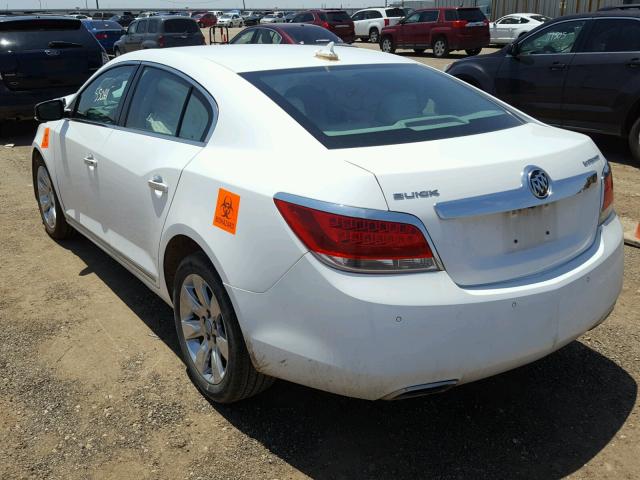 1G4GH5E36DF122769 - 2013 BUICK LACROSSE P WHITE photo 3