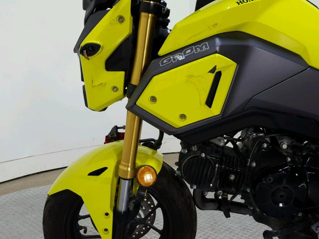 MLHJC7512J5004980 - 2018 HONDA GROM 125 YELLOW photo 17