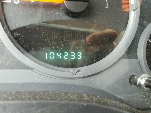 1J8FT47068D737666 - 2008 JEEP COMPASS SP BLACK photo 8