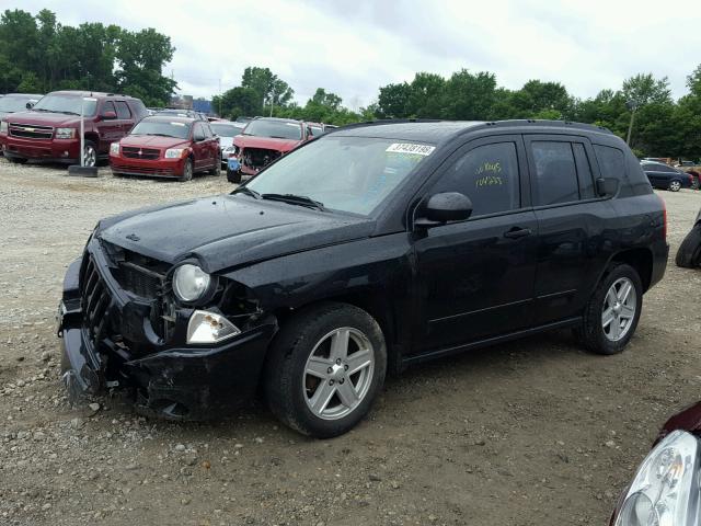 1J8FT47068D737666 - 2008 JEEP COMPASS SP BLACK photo 9