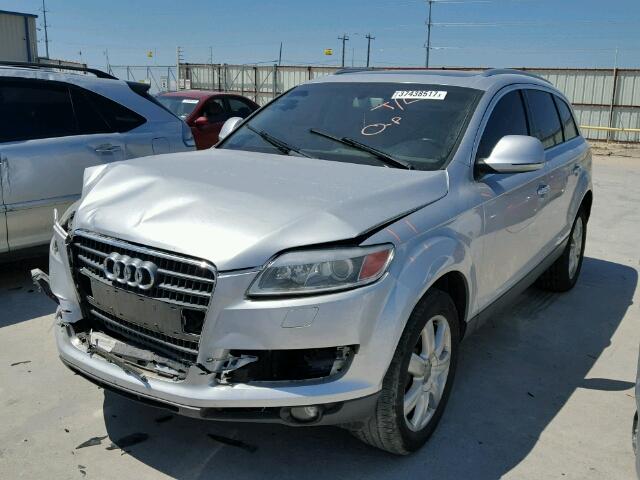 WA1BY74L97D071323 - 2007 AUDI Q7 3.6 QUA SILVER photo 2