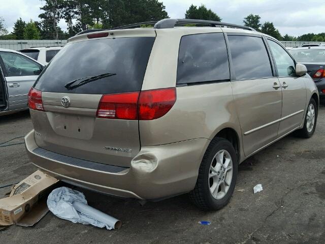 5TDZA22CX5S383473 - 2005 TOYOTA SIENNA XLE TAN photo 4