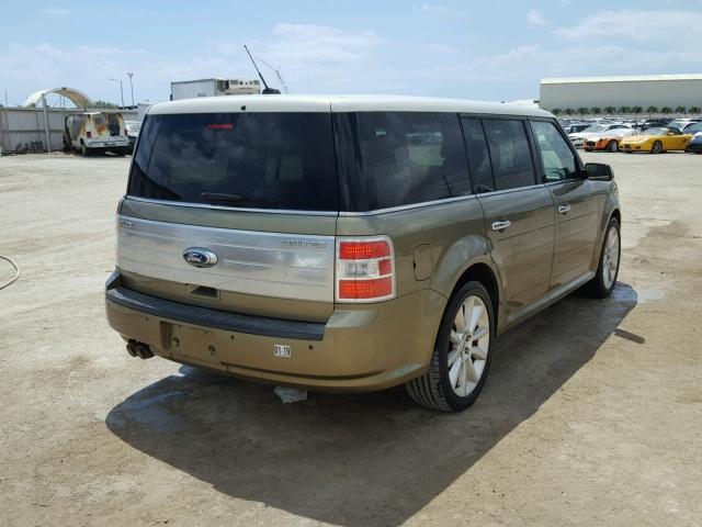 2FMGK5DC1CBD10912 - 2012 FORD FLEX LIMIT GREEN photo 4