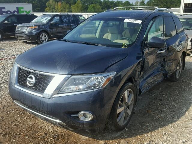 5N1AR2MN7GC614480 - 2016 NISSAN PATHFINDER BLUE photo 2