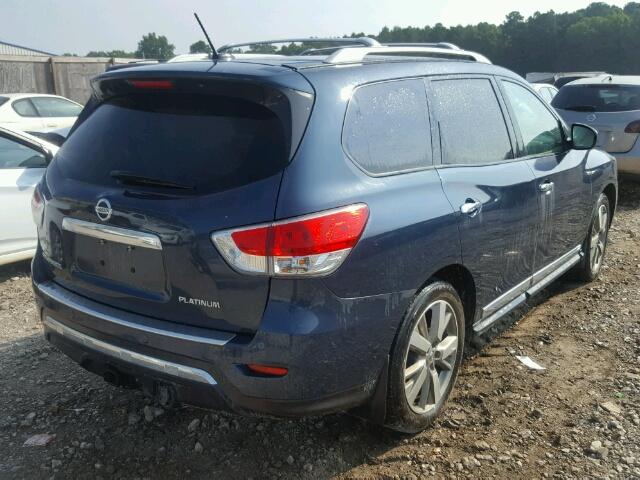 5N1AR2MN7GC614480 - 2016 NISSAN PATHFINDER BLUE photo 4