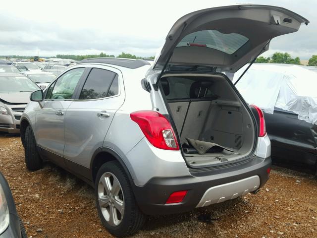 KL4CJCSB6GB598629 - 2016 BUICK ENCORE SILVER photo 3