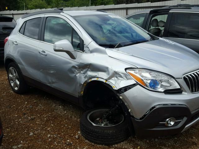 KL4CJCSB6GB598629 - 2016 BUICK ENCORE SILVER photo 9