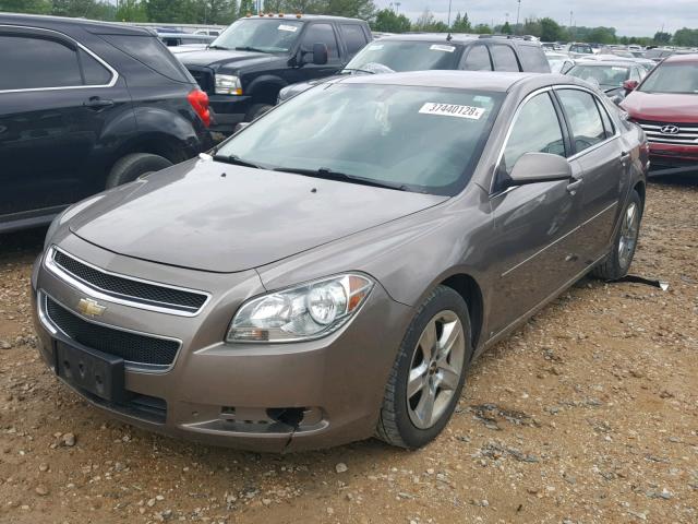 1G1ZC5EB8AF117872 - 2010 CHEVROLET MALIBU 1LT BROWN photo 2