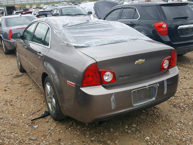1G1ZC5EB8AF117872 - 2010 CHEVROLET MALIBU 1LT BROWN photo 3