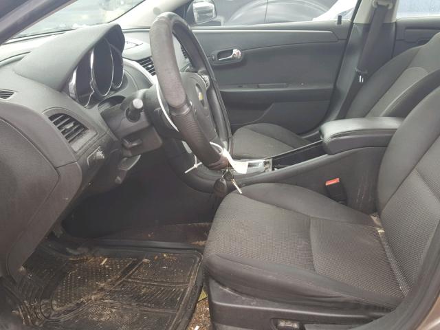 1G1ZC5EB8AF117872 - 2010 CHEVROLET MALIBU 1LT BROWN photo 5