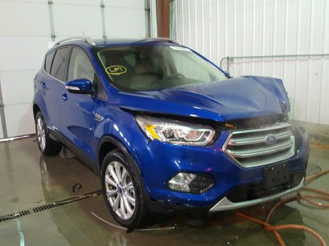 1FMCU9J97HUB43207 - 2017 FORD ESCAPE TIT BLUE photo 1