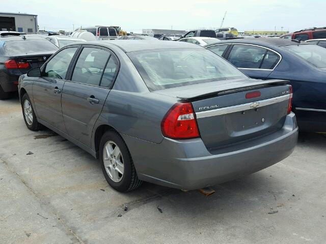 1G1ZT52835F308758 - 2005 CHEVROLET MALIBU LS გრაფიტი ფოტო 3