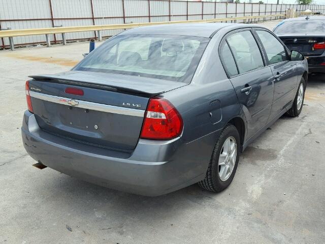 1G1ZT52835F308758 - 2005 CHEVROLET MALIBU LS გრაფიტი ფოტო 4