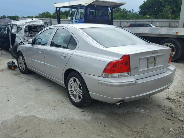 YV1RS592262528813 - 2006 VOLVO S60 2.5T SILVER photo 3