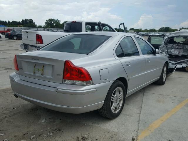 YV1RS592262528813 - 2006 VOLVO S60 2.5T SILVER photo 4