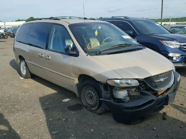 1C4GP54L2YB501080 - 2000 CHRYSLER TOWN & COU GOLD photo 1