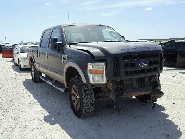 1FTSW21R68ED34564 - 2008 FORD F250 SUPER BLACK photo 1