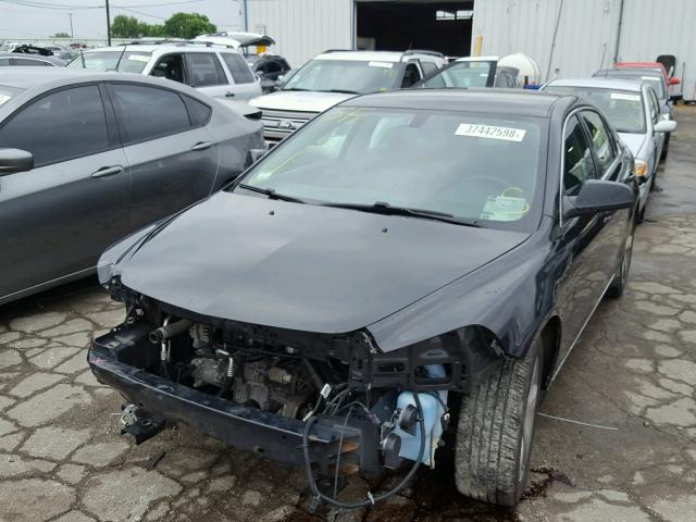 1G1ZC5E10BF319226 - 2011 CHEVROLET MALIBU 1LT CHARCOAL photo 2